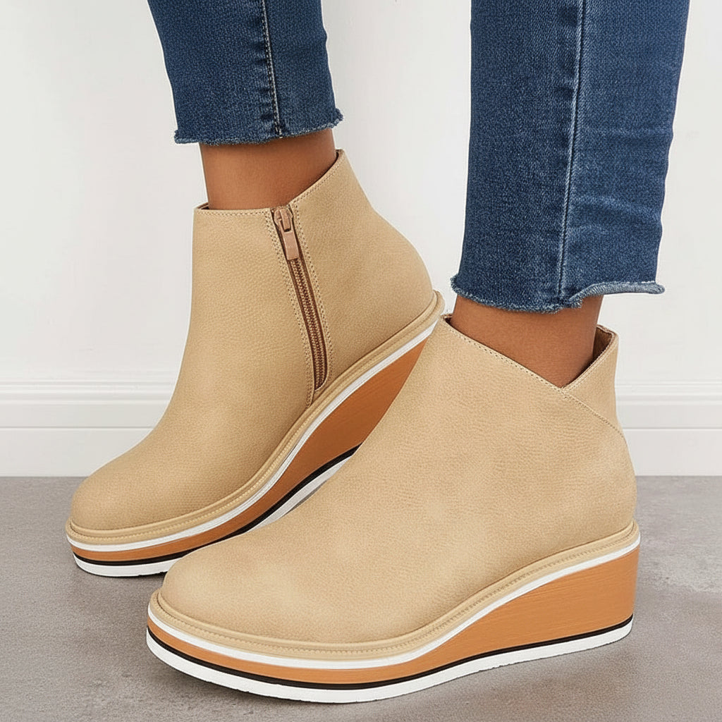 OPHÉLIE | BOTTINES COMPENSÉES CHIC