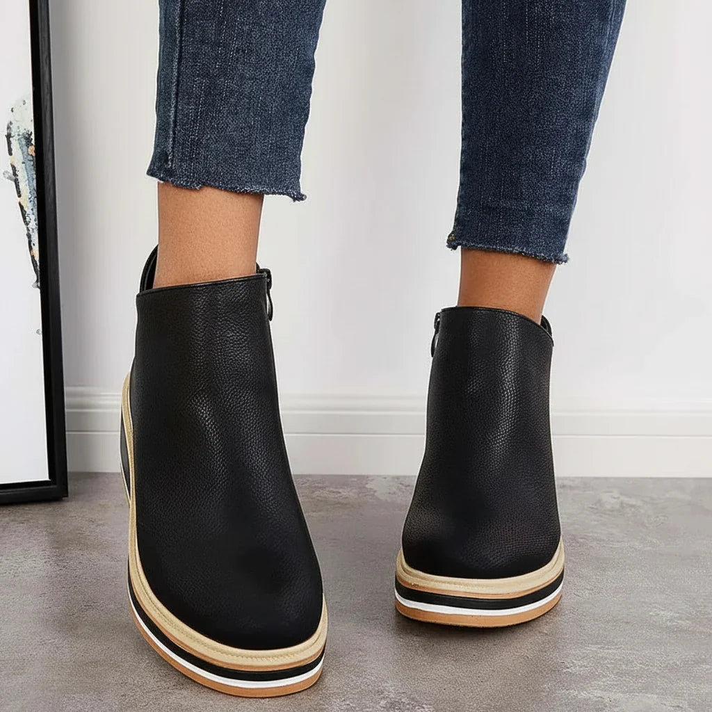 OPHÉLIE | BOTTINES COMPENSÉES CHIC