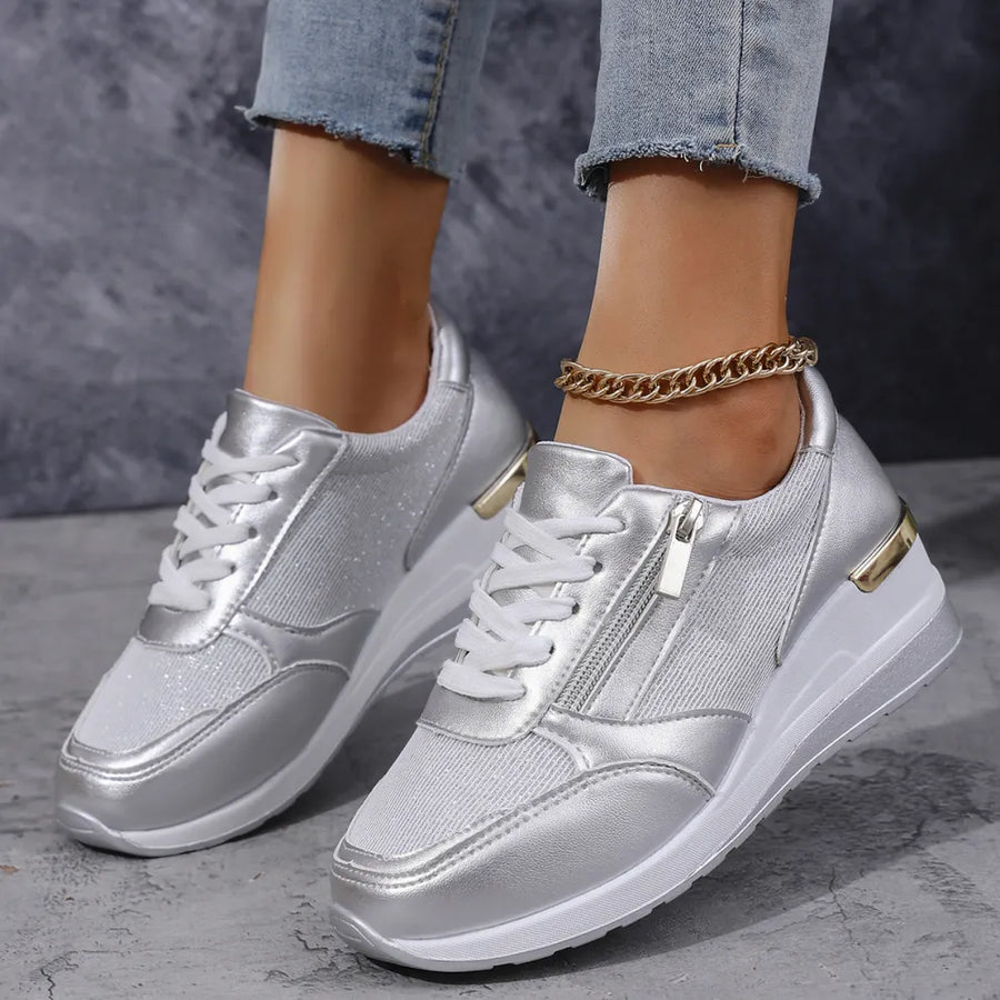 MARGAUX | SNEAKERS LÉGÈRES ZIP LATÉRAL