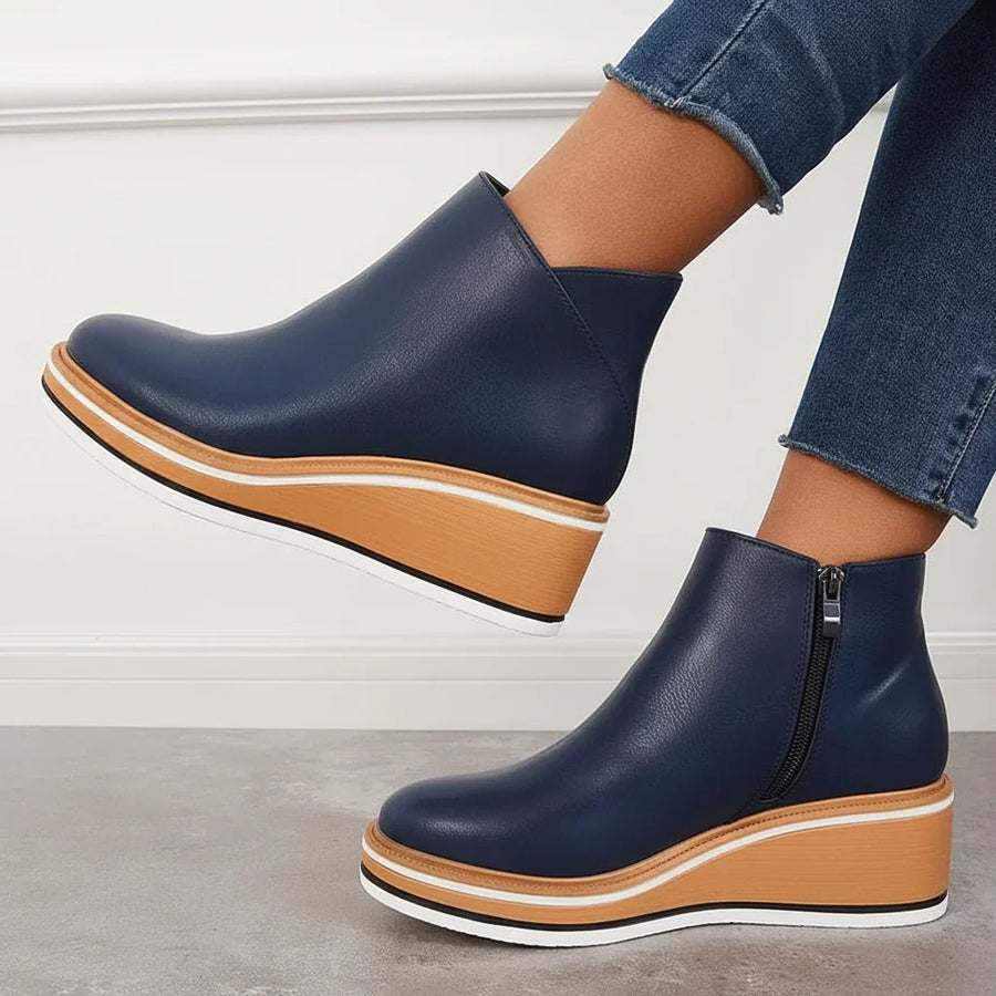 OPHÉLIE | BOTTINES COMPENSÉES CHIC