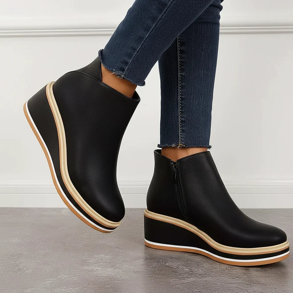 OPHÉLIE | BOTTINES COMPENSÉES CHIC