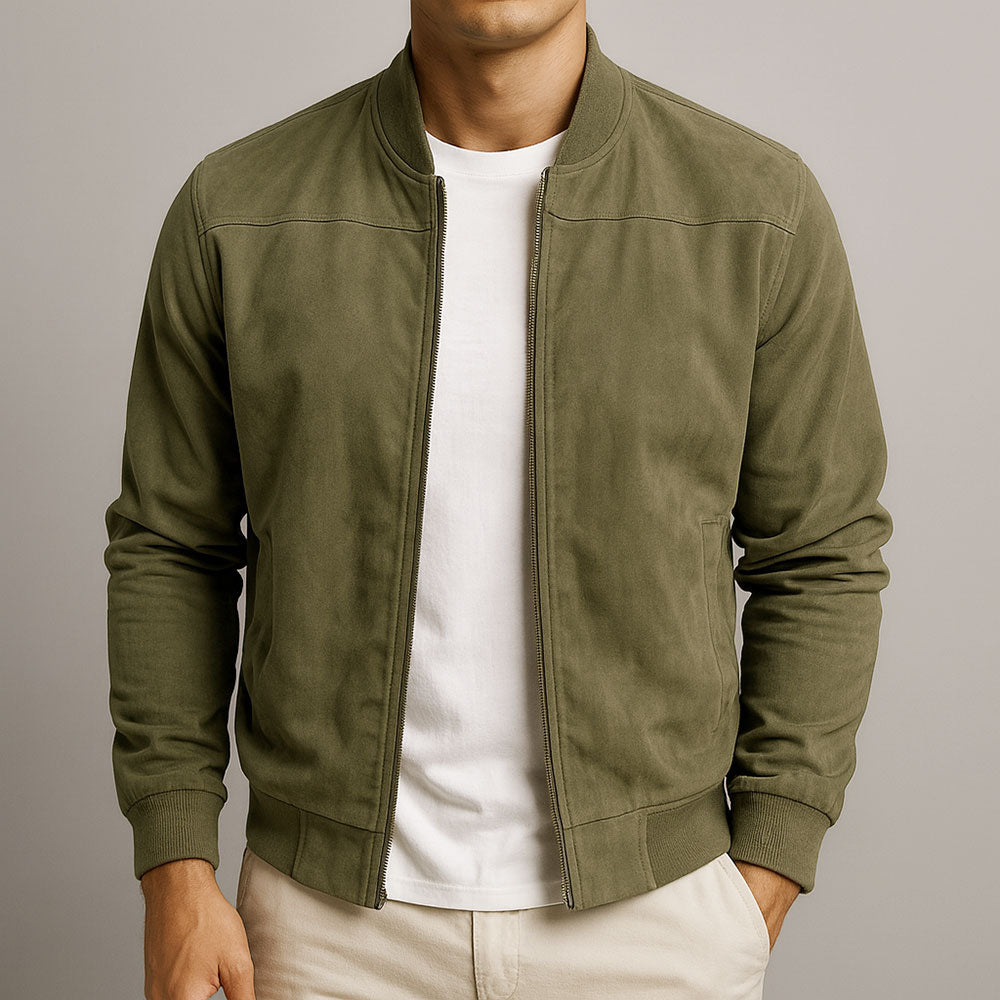 AMAURY | VESTE CUIR SUÈDE URBAINE
