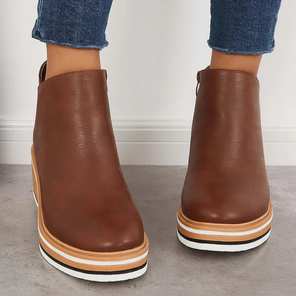 OPHÉLIE | BOTTINES COMPENSÉES CHIC