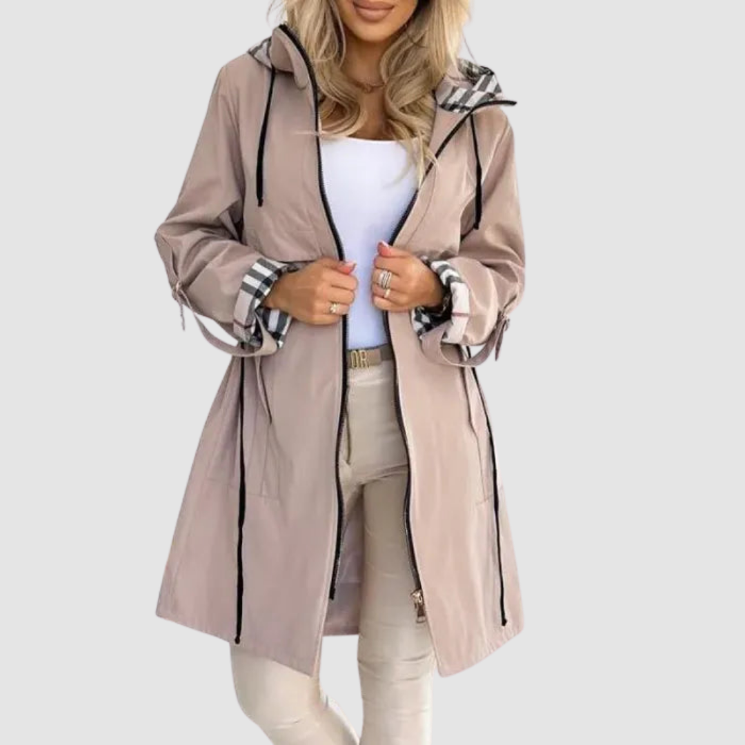 Assuntina | Manteau imperméable avec zip