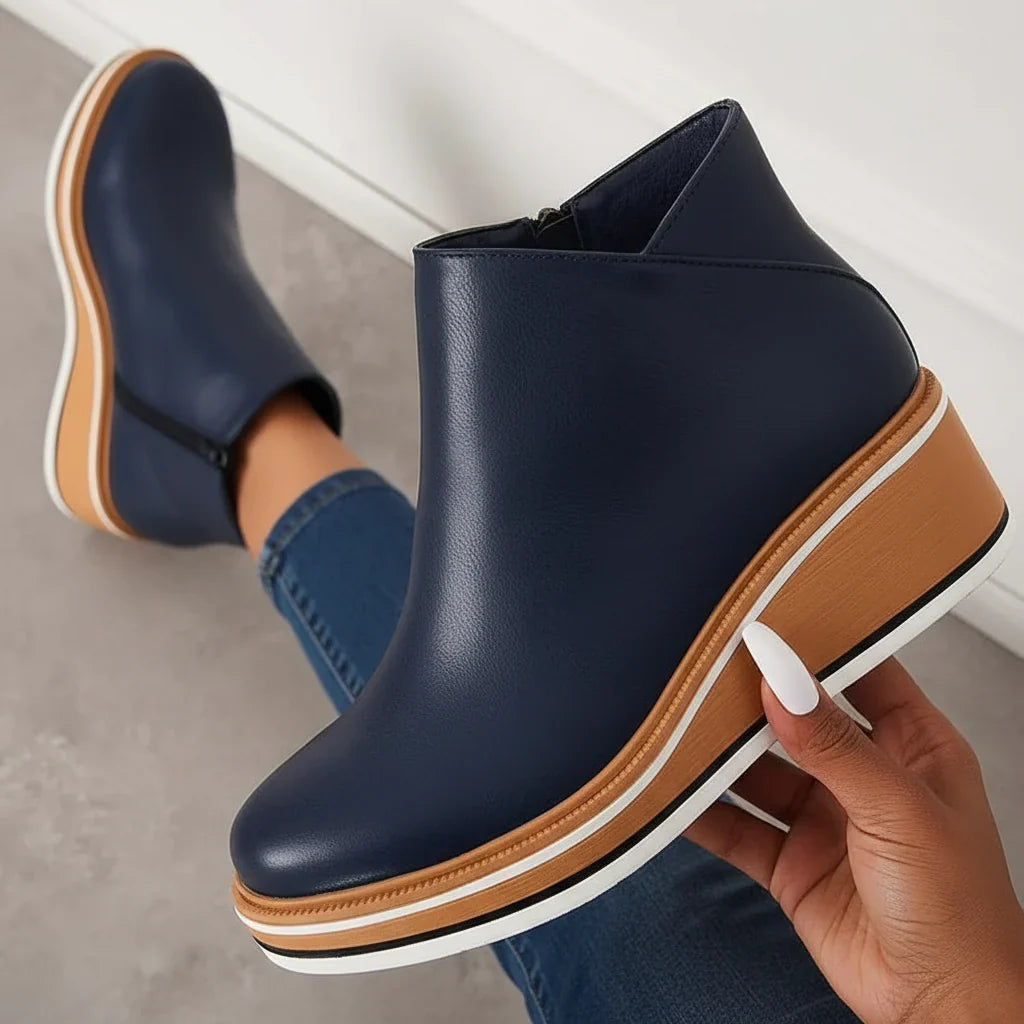 OPHÉLIE | BOTTINES COMPENSÉES CHIC