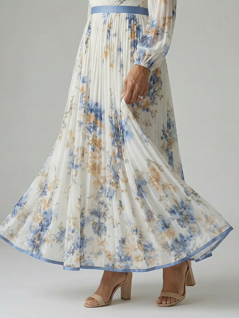 CAPUCINE | ROBE MIDI FLEURIE