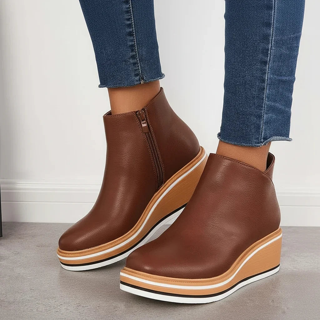 OPHÉLIE | BOTTINES COMPENSÉES CHIC