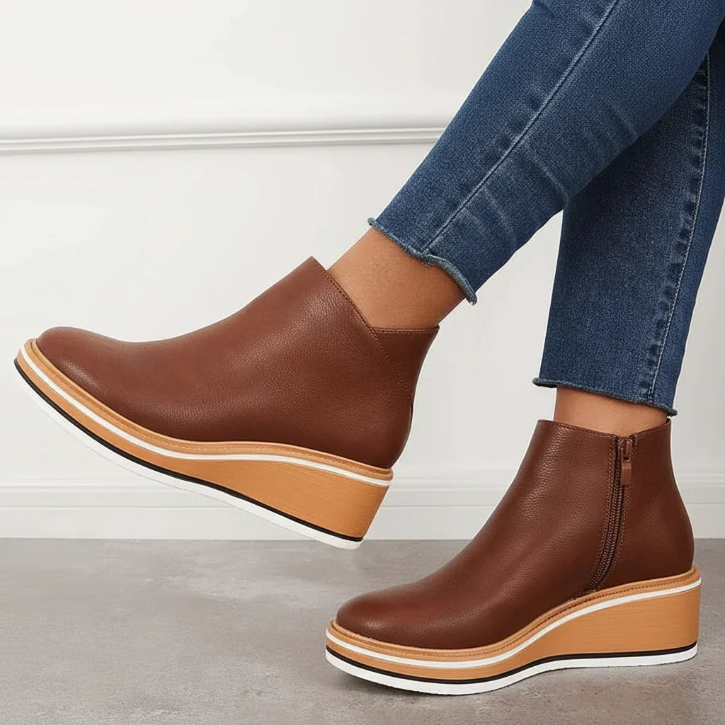 OPHÉLIE | BOTTINES COMPENSÉES CHIC