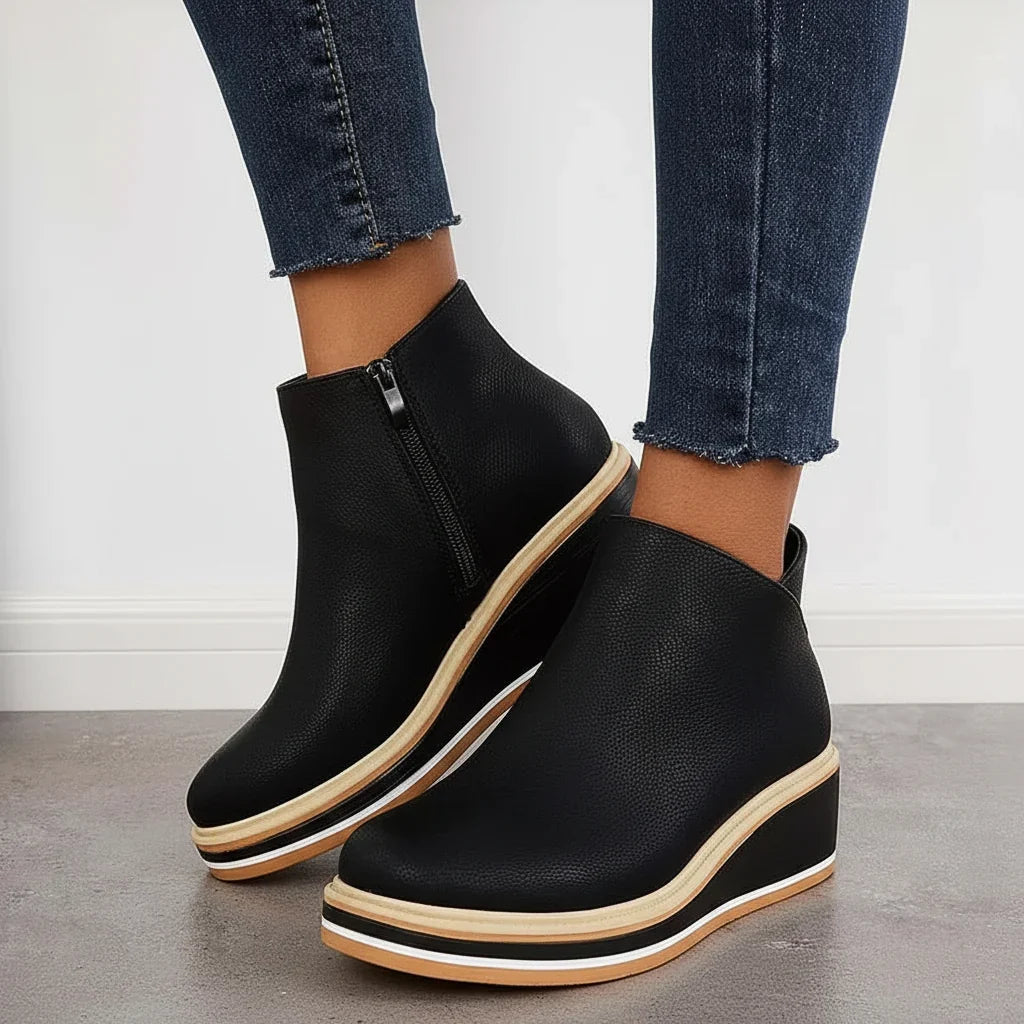 OPHÉLIE | BOTTINES COMPENSÉES CHIC