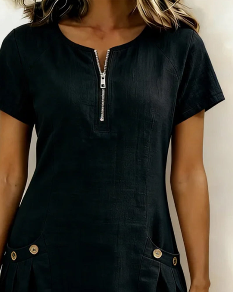 CHLOÉ | ROBE FLUIDE COL ROND