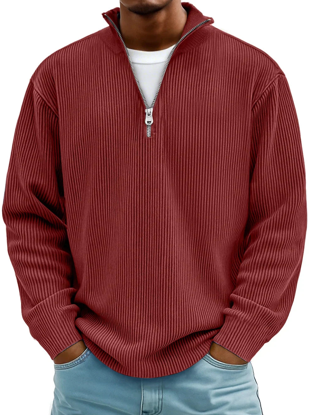 LUCIEN | PULL COL ZIPPÉ
