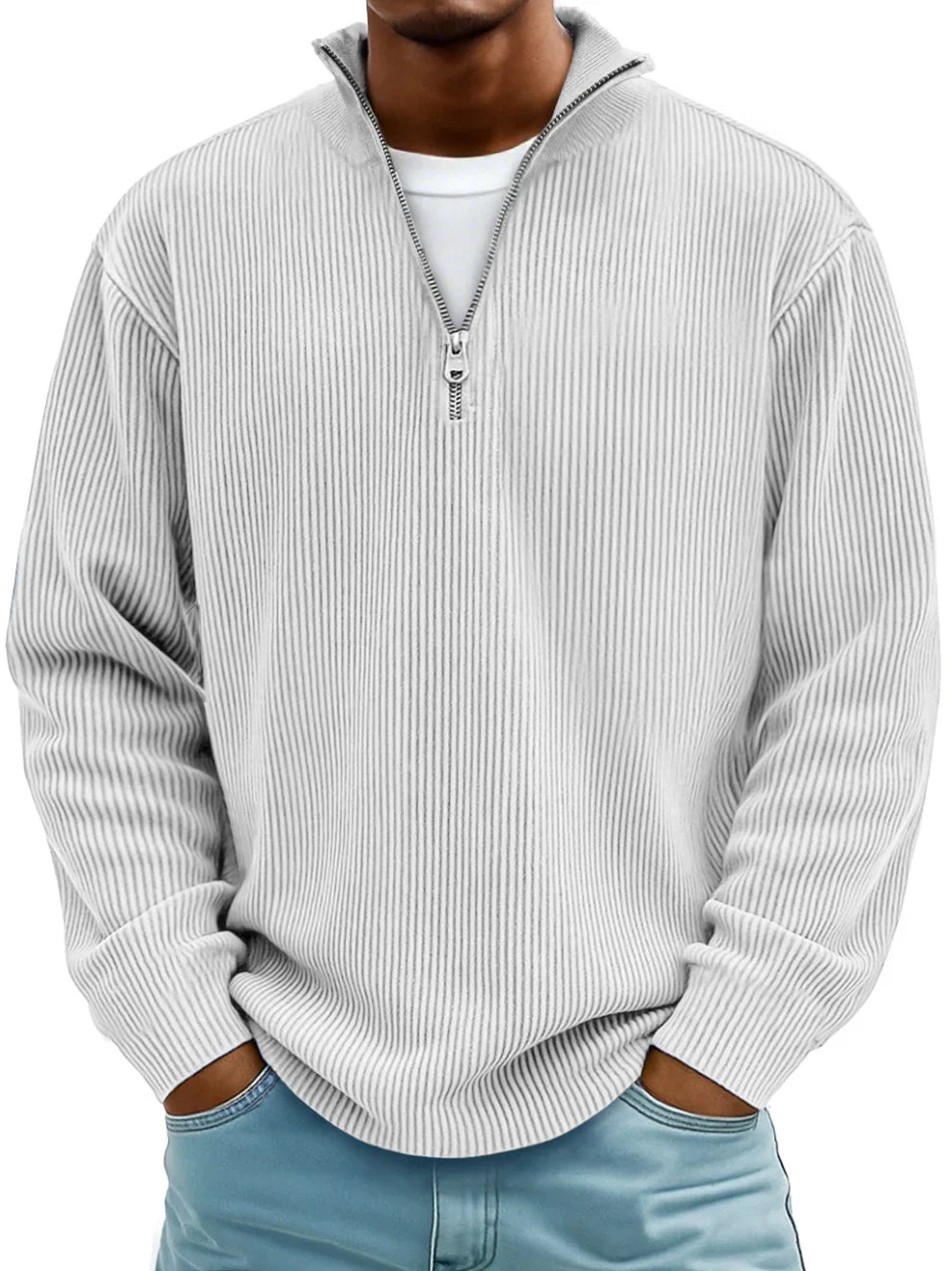 LUCIEN | PULL COL ZIPPÉ