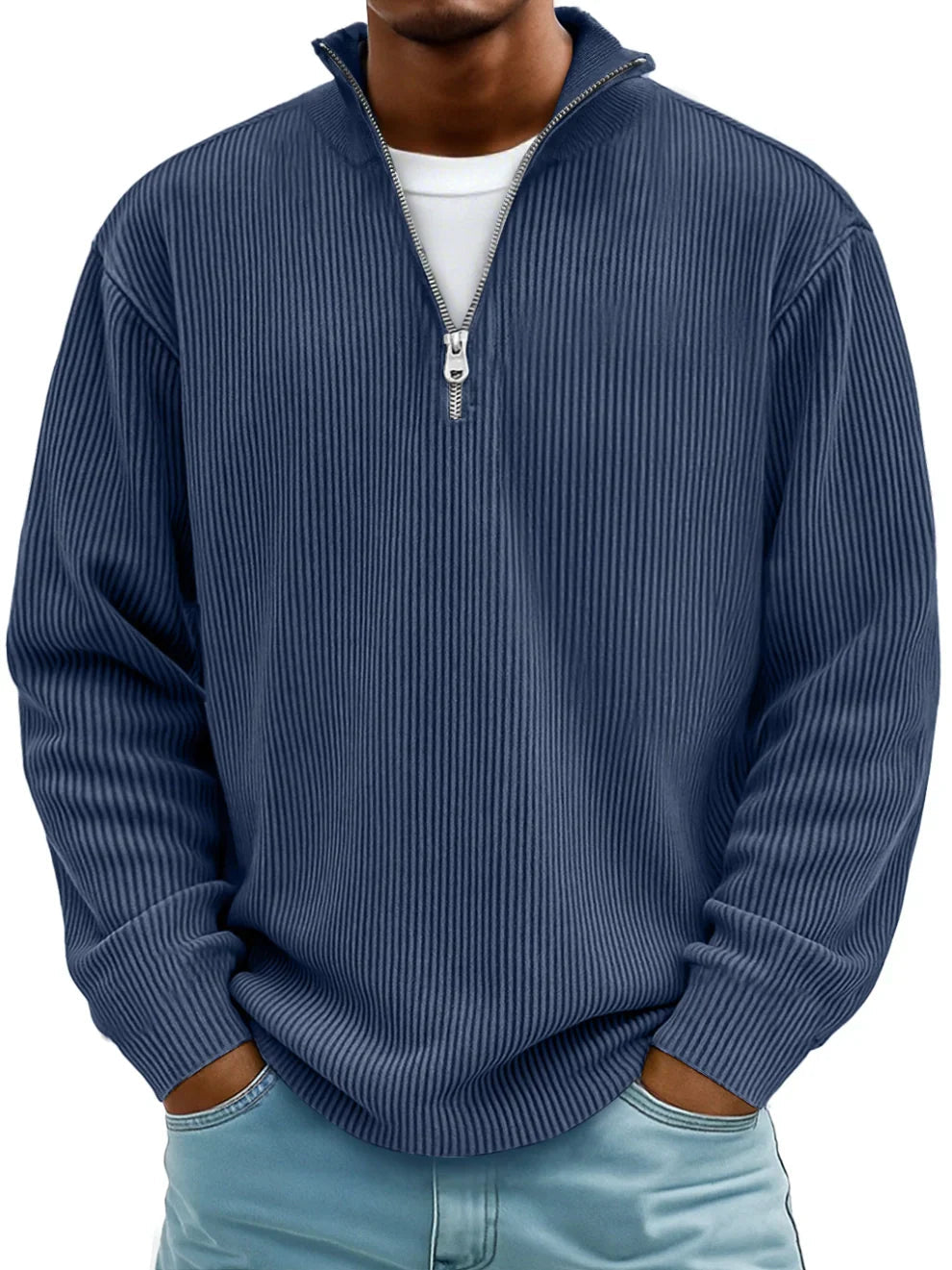 LUCIEN | PULL COL ZIPPÉ