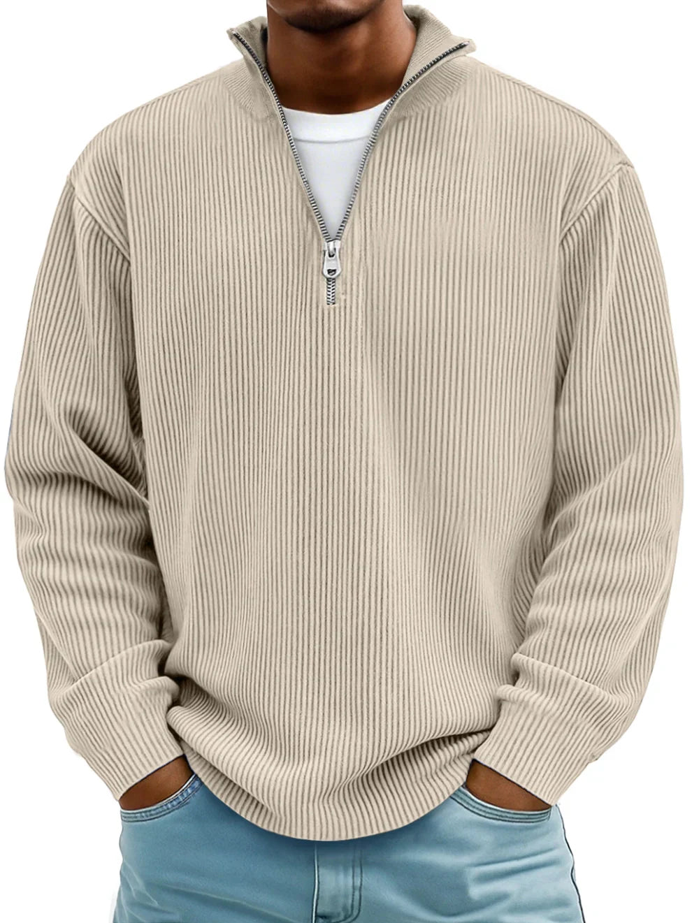 LUCIEN | PULL COL ZIPPÉ