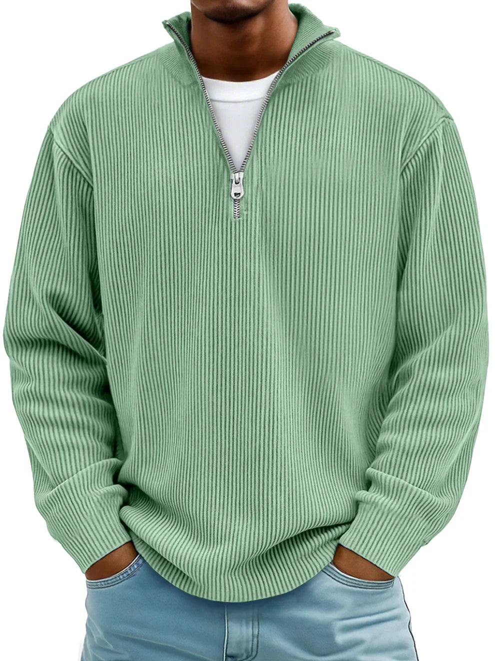 LUCIEN | PULL COL ZIPPÉ