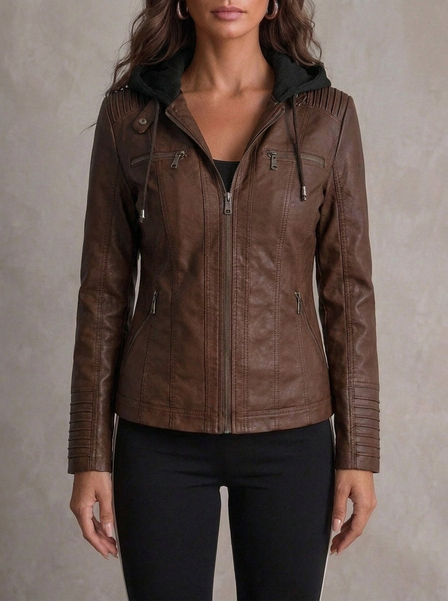 Asunción - Veste en Cuir Résistante et Élégante