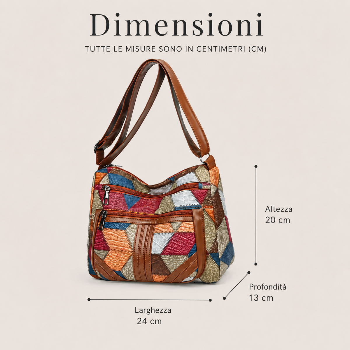 Nella | Sac patchwork