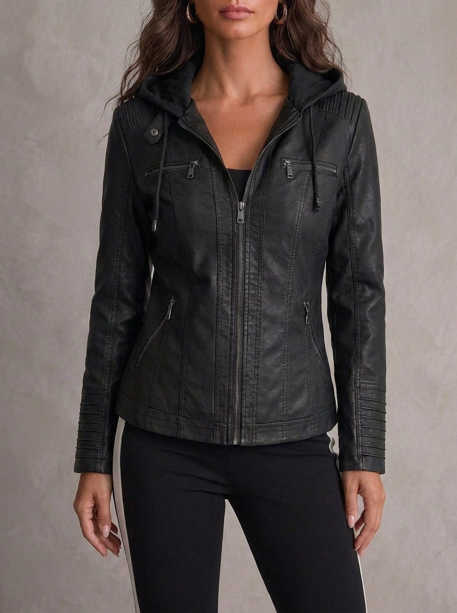 Levana - Veste en Cuir Résistante et Élégante