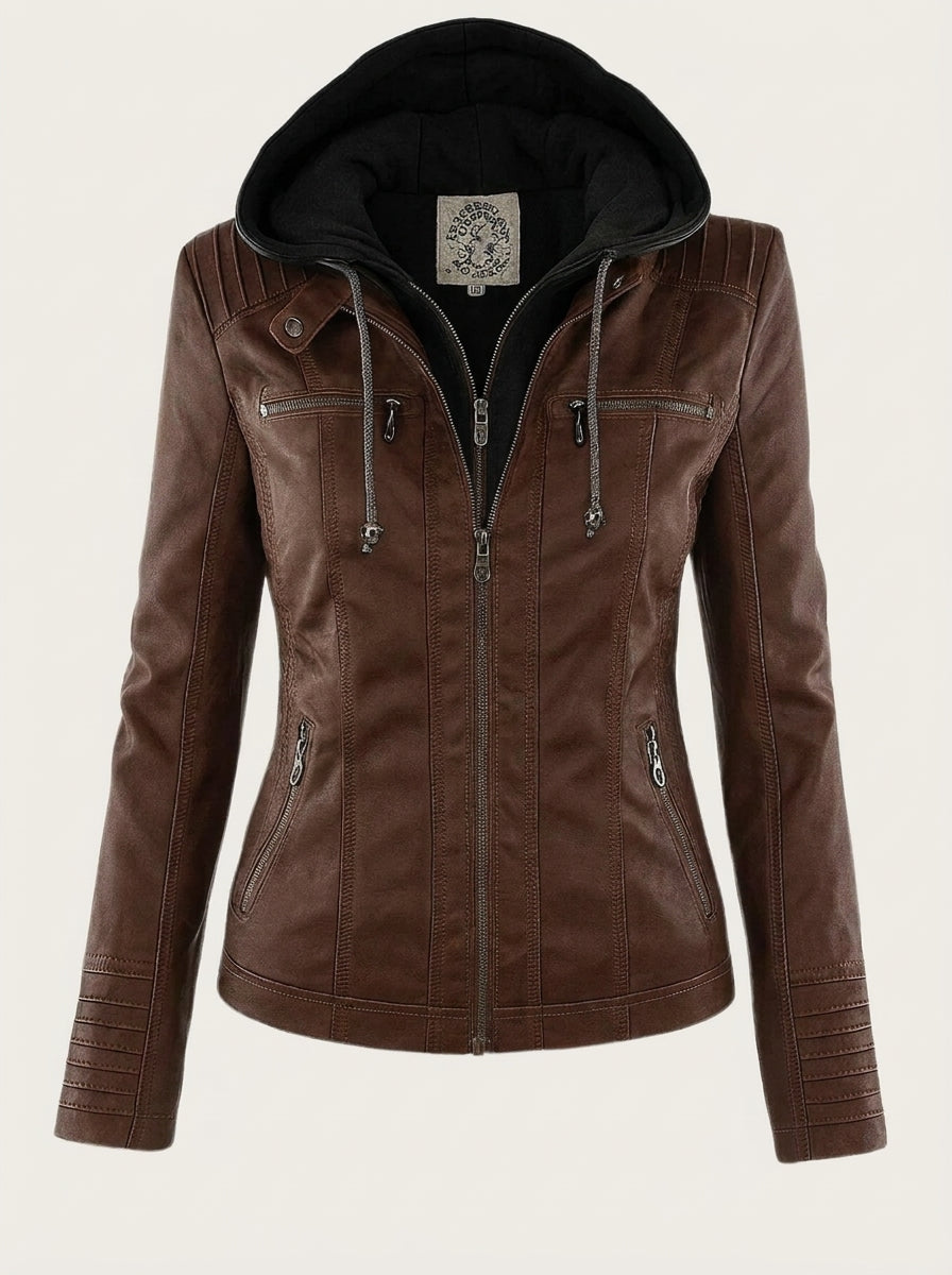 Levana - Veste en Cuir Résistante et Élégante