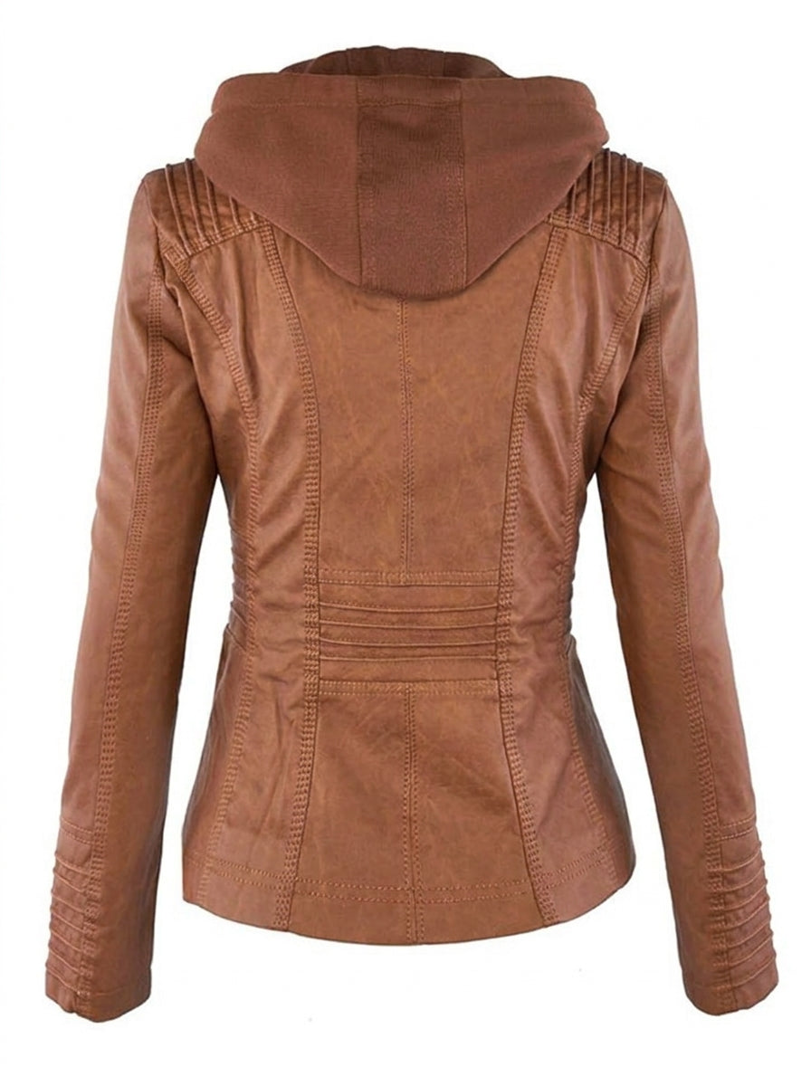Levana - Veste en Cuir Résistante et Élégante