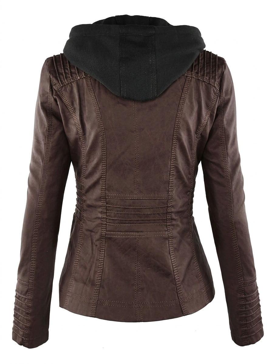 Levana - Veste en Cuir Résistante et Élégante