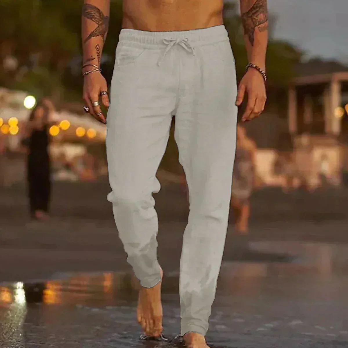 BASILE | PANTALON DE PLAGE DÉCONTRACTÉ