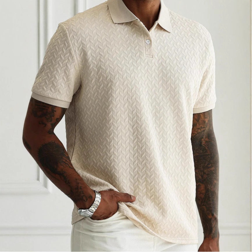 VICTOR | POLO CHEVRONS ÉLÉGANT