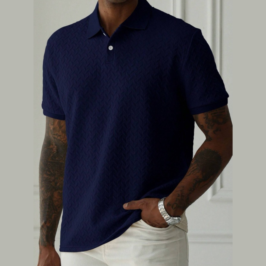 VICTOR | POLO CHEVRONS ÉLÉGANT