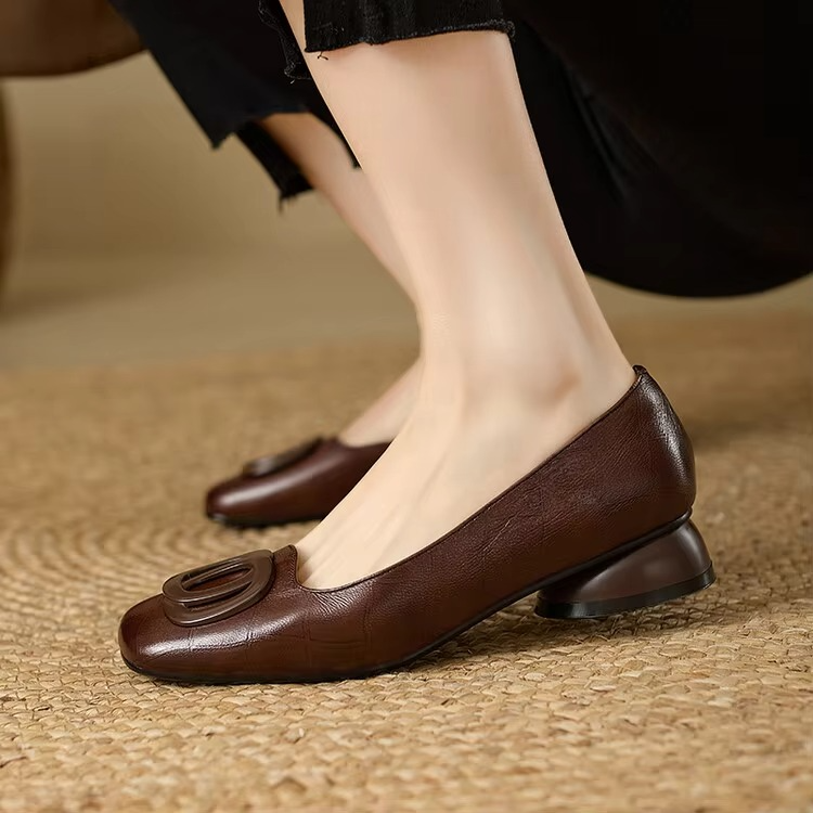 Vera | Ballerine à Talon Bas