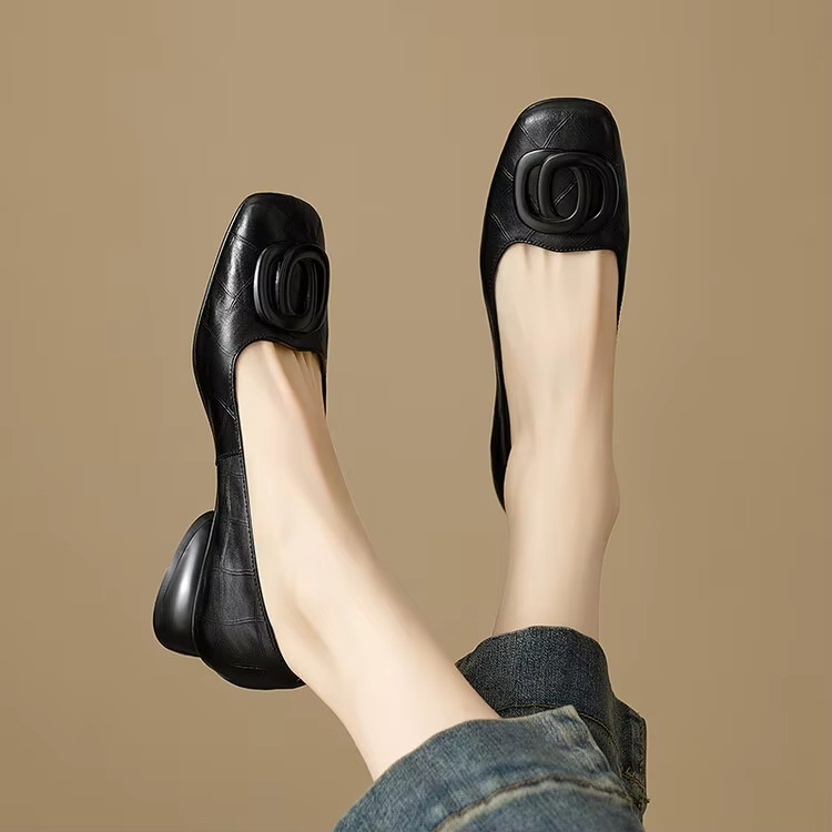 Vera | Ballerine à Talon Bas