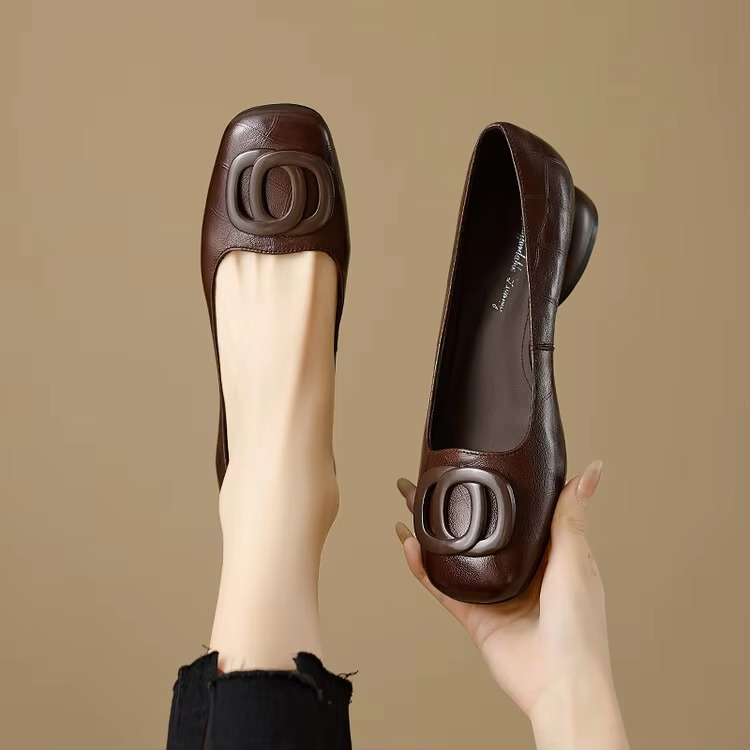 Vera | Ballerine à Talon Bas