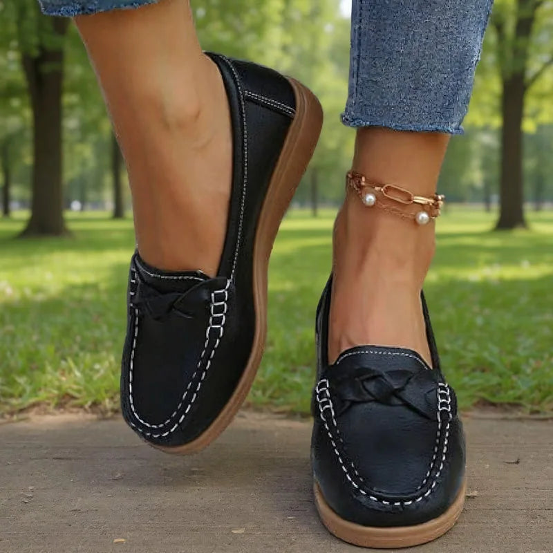 Arianna | Mocassins Orthopédiques à Talon Large