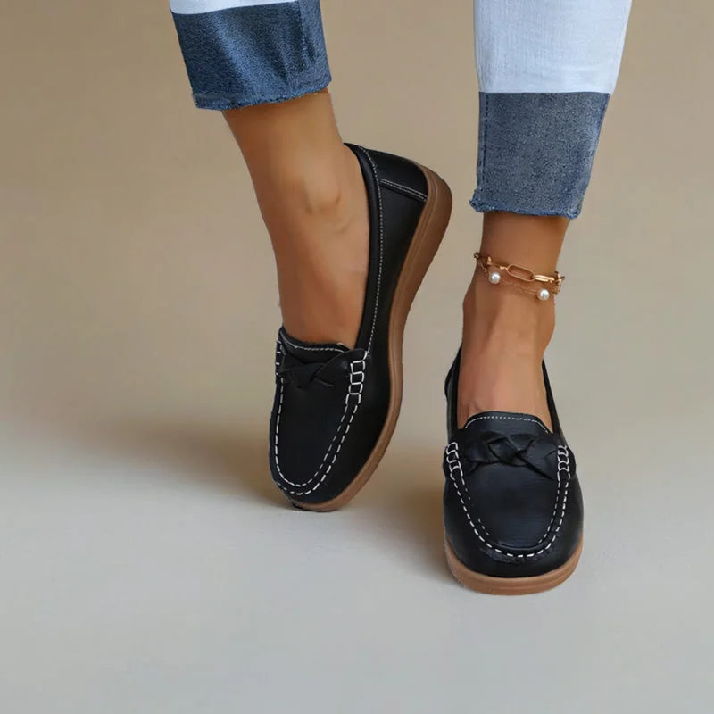 Arianna | Mocassins Orthopédiques à Talon Large