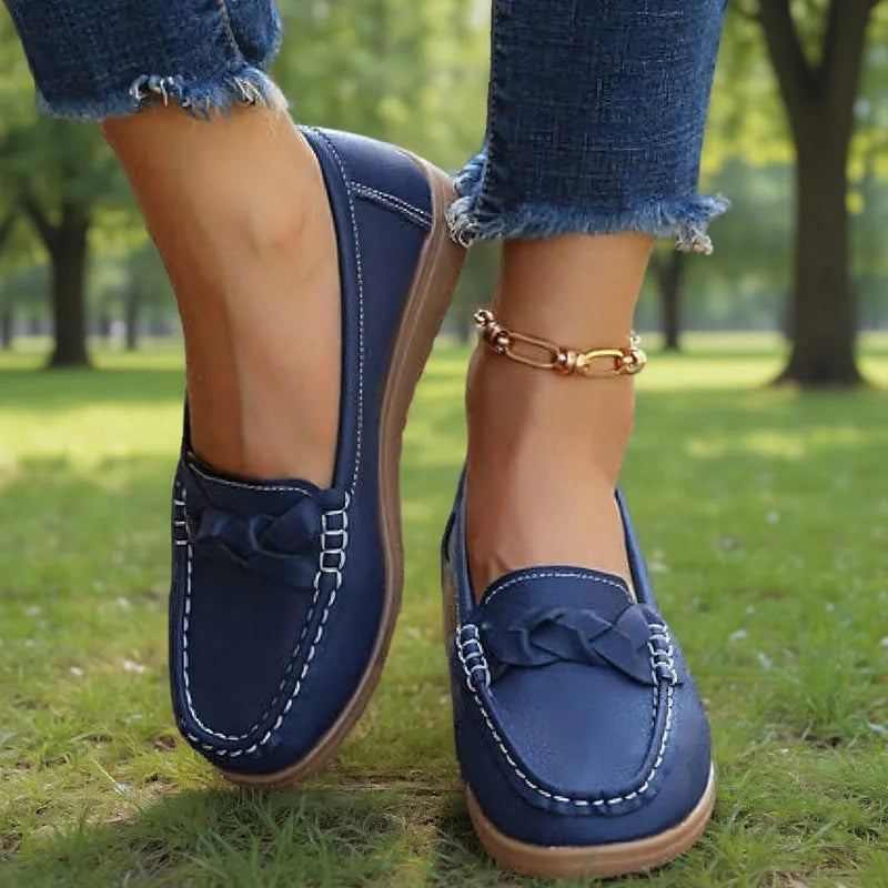 Arianna | Mocassins Orthopédiques à Talon Large