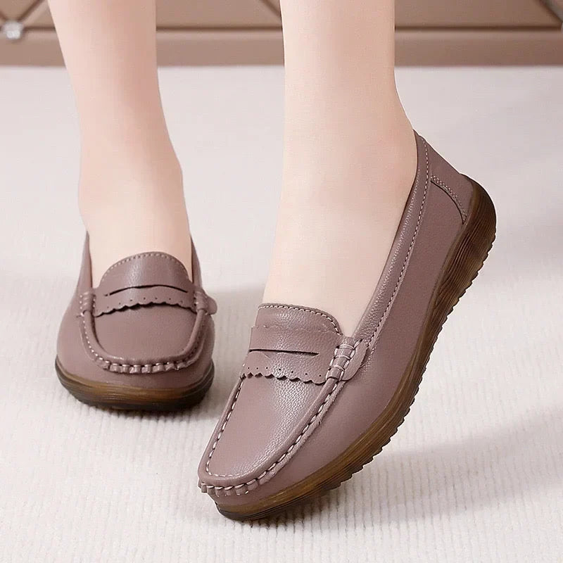 Arianna | Mocassins Orthopédiques à Talon Large