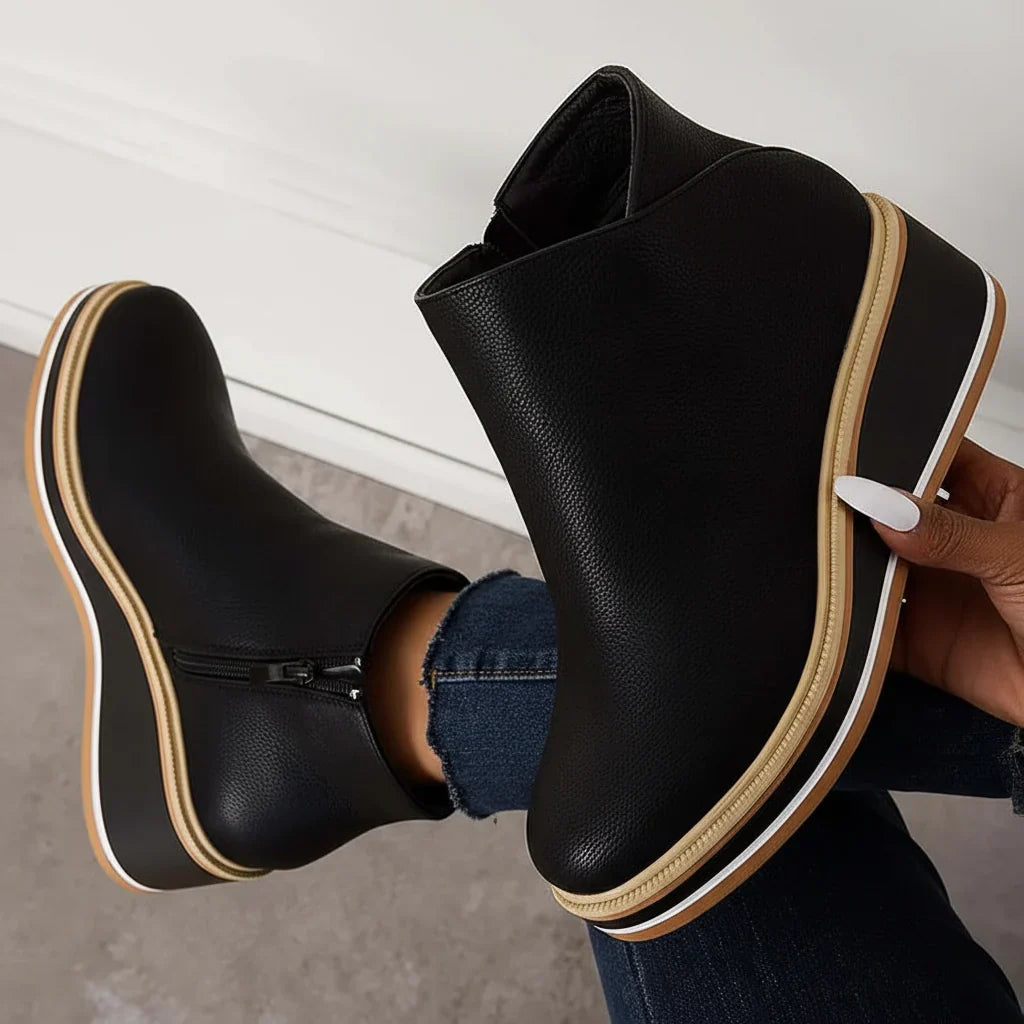OPHÉLIE | BOTTINES COMPENSÉES CHIC