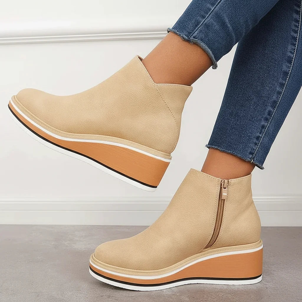 OPHÉLIE | BOTTINES COMPENSÉES CHIC