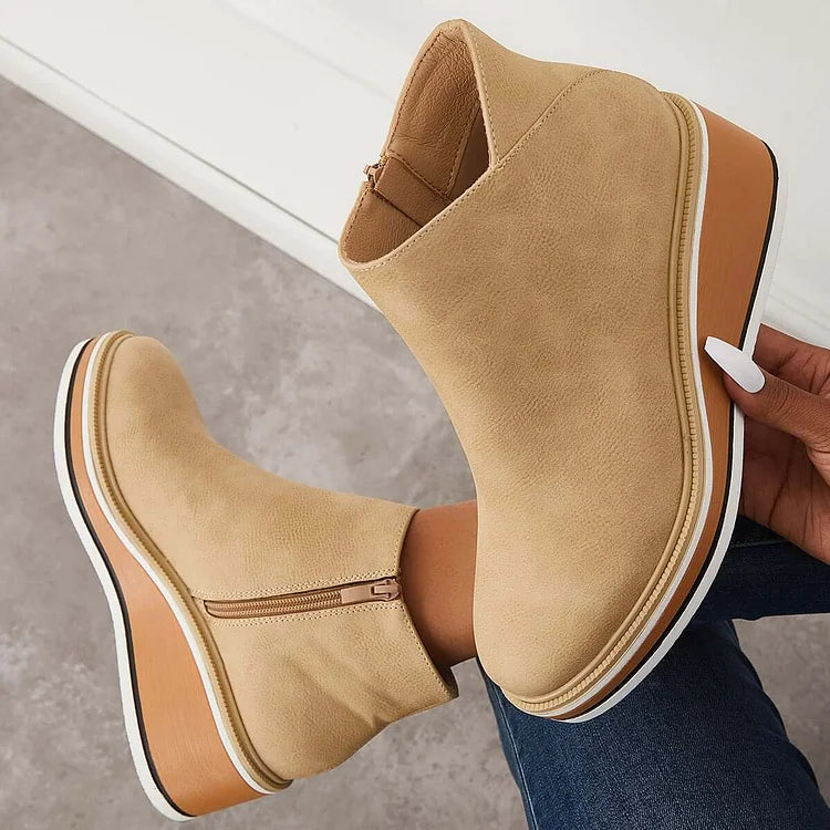 OPHÉLIE | BOTTINES COMPENSÉES CHIC