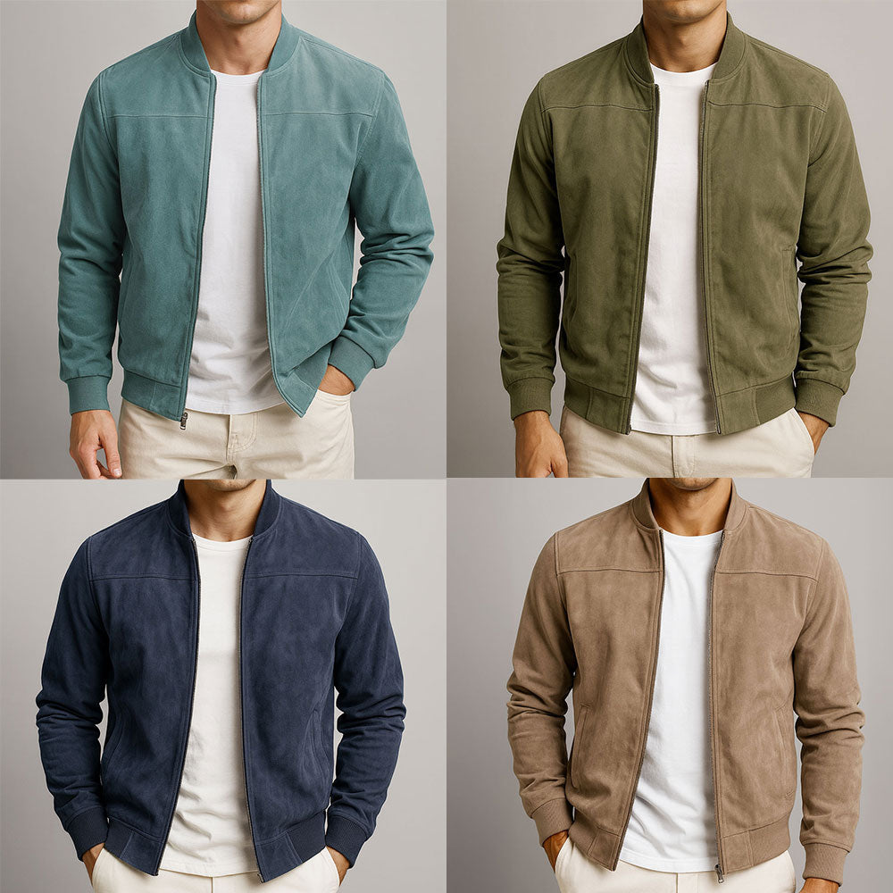 AMAURY | VESTE CUIR SUÈDE URBAINE