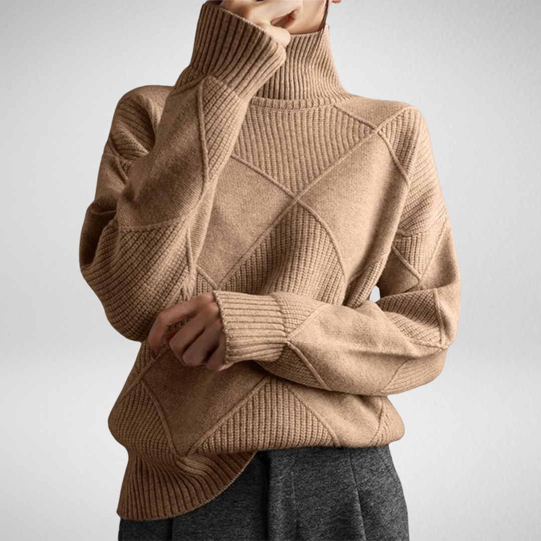 MARGUERITE | COL ROULÉ DOUX CHIC