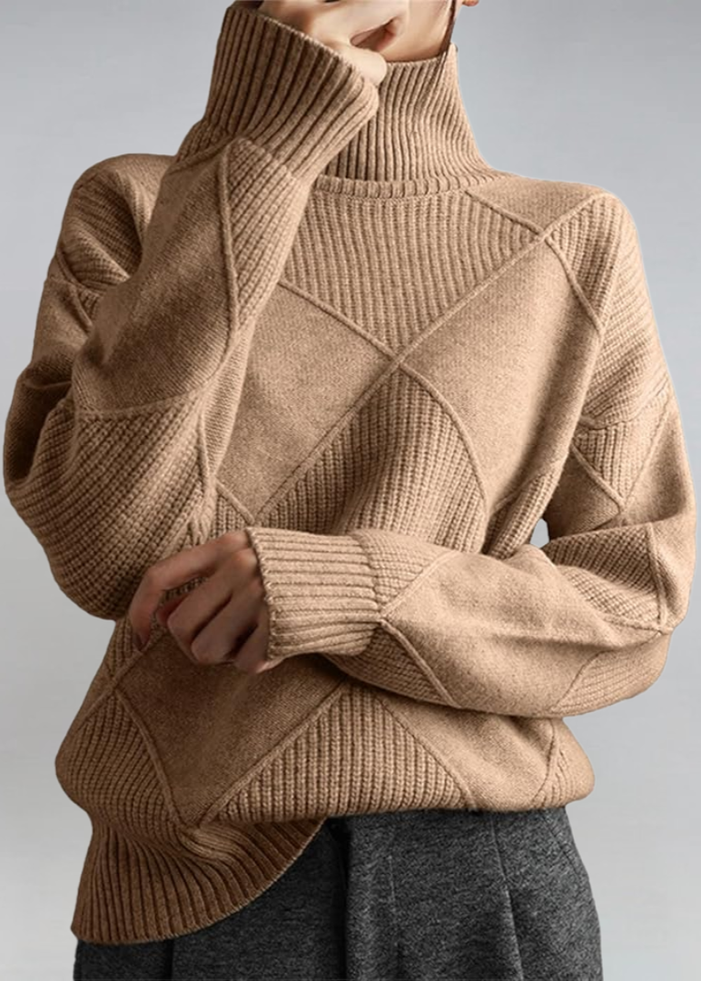 MARGUERITE | COL ROULÉ DOUX CHIC