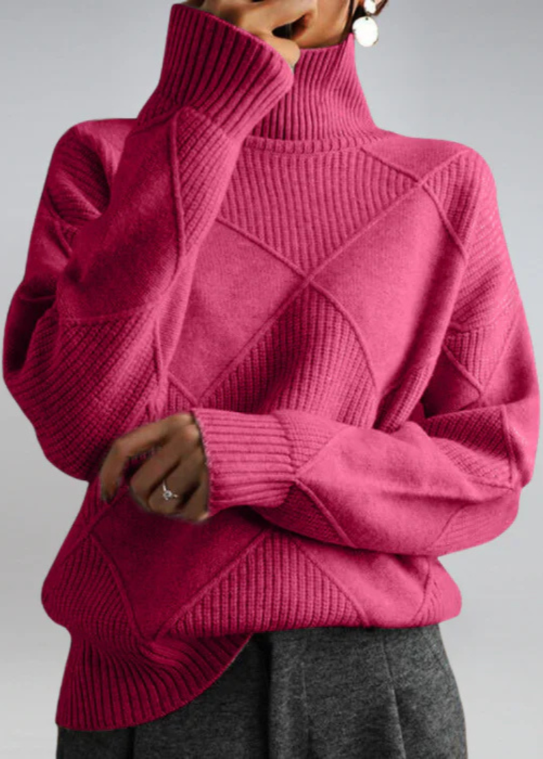 MARGUERITE | COL ROULÉ DOUX CHIC