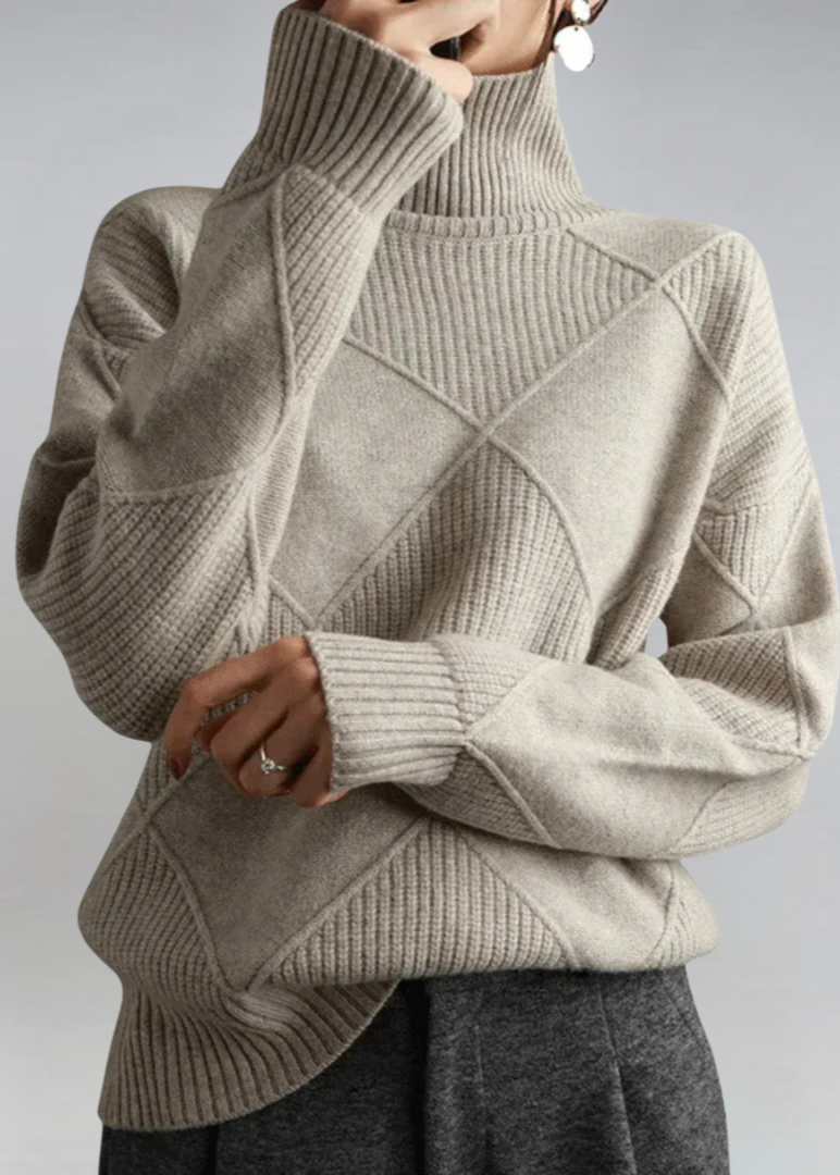 MARGUERITE | COL ROULÉ DOUX CHIC