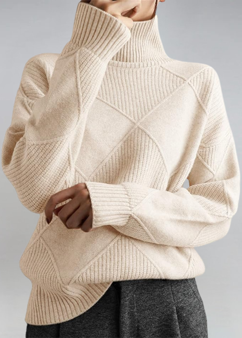 MARGUERITE | COL ROULÉ DOUX CHIC