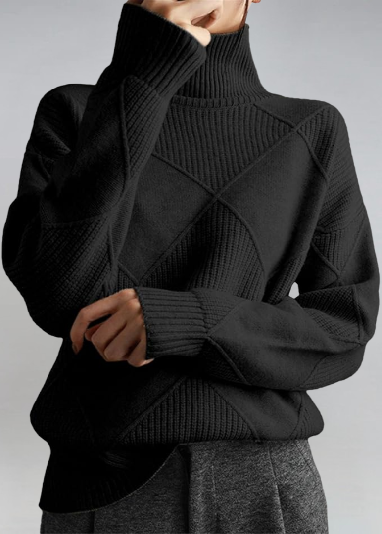 MARGUERITE | COL ROULÉ DOUX CHIC