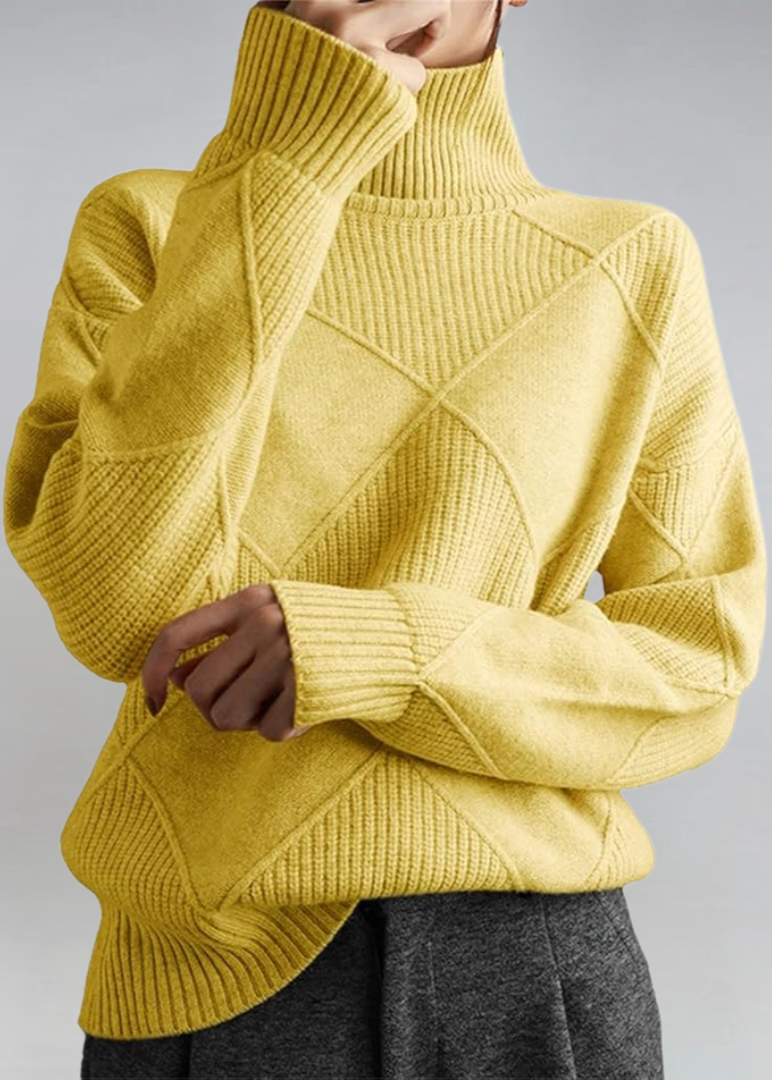 MARGUERITE | COL ROULÉ DOUX CHIC