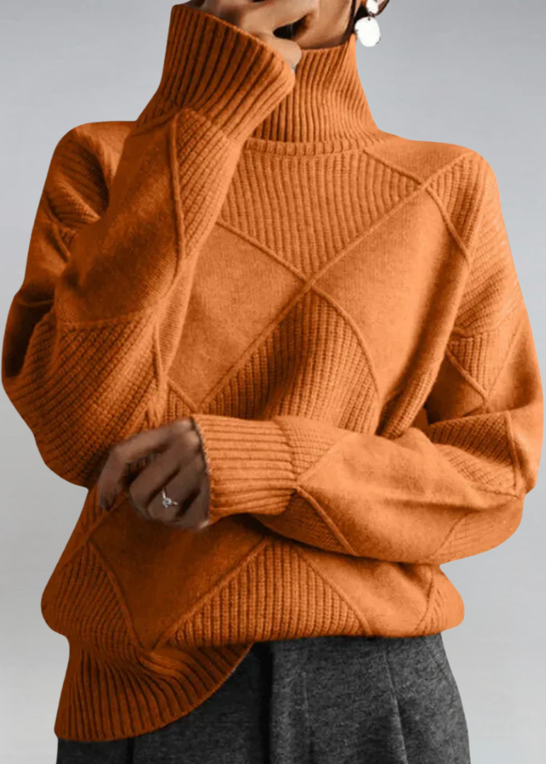 MARGUERITE | COL ROULÉ DOUX CHIC