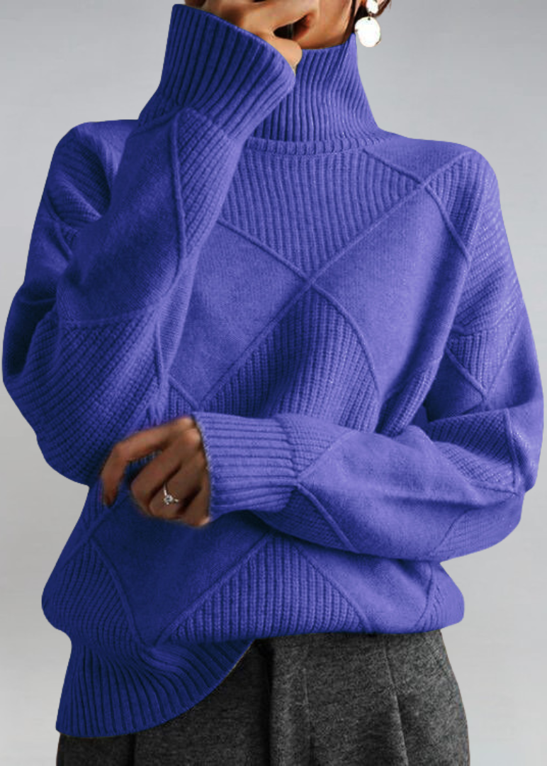 MARGUERITE | COL ROULÉ DOUX CHIC