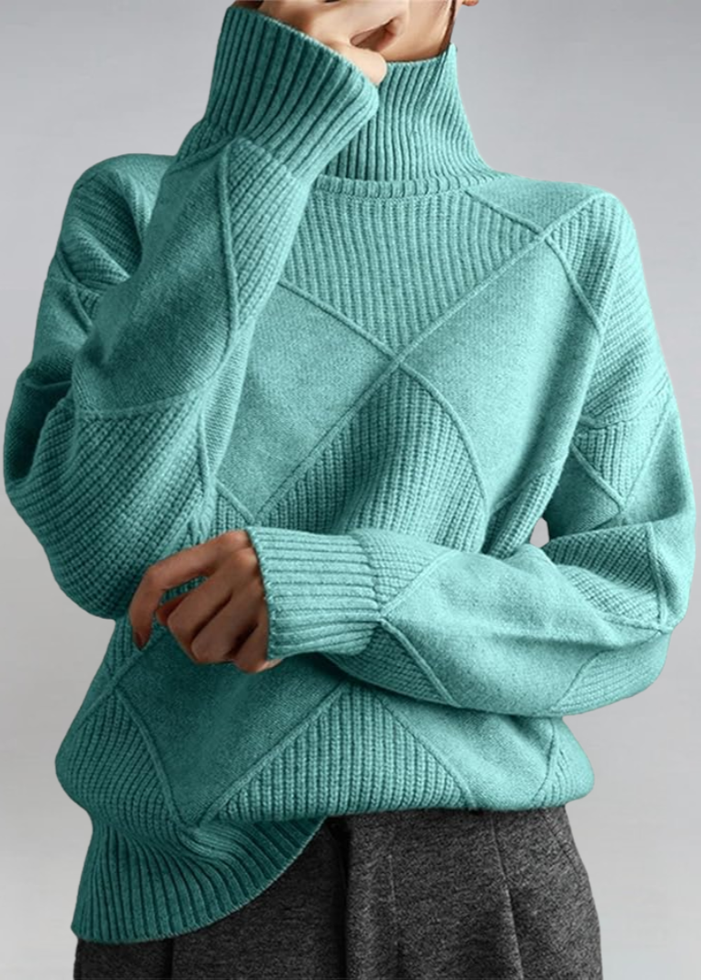 MARGUERITE | COL ROULÉ DOUX CHIC
