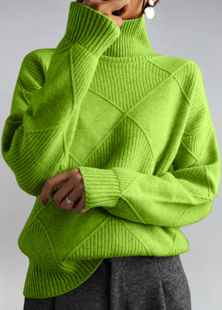 MARGUERITE | COL ROULÉ DOUX CHIC